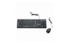 VERBATIM WIRED KEYBOARD & MOUSE BLACK