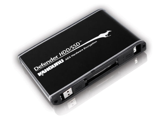 IStorage Kanguru Defender HDD35 Secure Encrypted External Hard Drive-5TB
