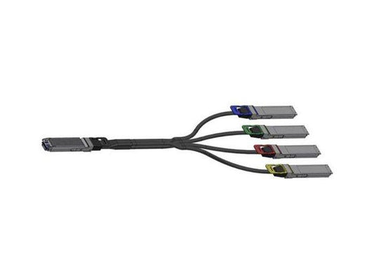 NVIDIA passive copper splitter cable, IB twin port NDR 800Gb/s to 4x200Gb/s, OSFP to 4xOSFP, 3m