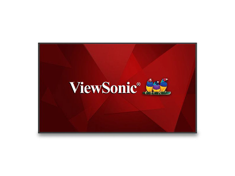 Viewsonic 65in LED Presentation Display, 3840x2160, 450 nits, 1200:1, HDMI in x 2, USB-C x 1, HDMI out x 1, w/ RS232 in x 1, USB 2.0 x 1, USB 3.0 x 1, SPDIF x