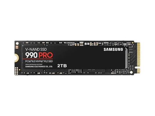 Samsung 990 PRO SSD - 2TB - PCI Express 4.0 x4 - M.2 - 5-Year Limited Warranty or 1200 TBW Limited Warranty