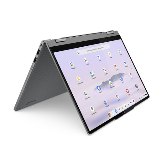 Lenovo - Chromebook Plus 14IRU10 83LL001VUS 14" Touchscreen Convertible 2 in 1 Chromebook - WUXGA - 60 Hz - Intel Core 5 1 - Luna Gray