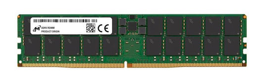 Micron MTC40F2046S1RC64BD2R DDR5 RDIMM 64gb 2RX4 6400 CL52 16Gbit Single Pack Ram Module