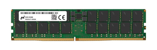 Micron DDR5 RDIMM 96GB 2Rx4 4800 CL40 PC5-38400 1.1V/(12V ext) ECC (Single)