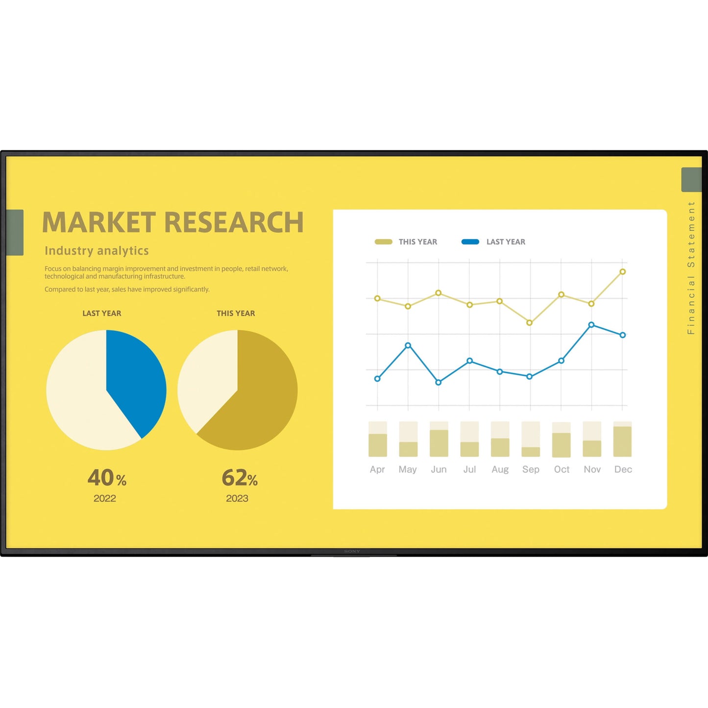 Sony Bravia Professional Displays FW-65EZ20L EZ20L Series - 65" LED-backlit LCD display - 4K