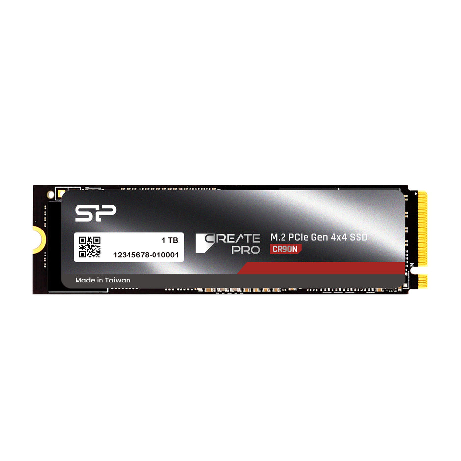 Silicon Power 500GB CreatePro NAS CR90N NVMe PCIe 4.0 M.2 Internal SSD