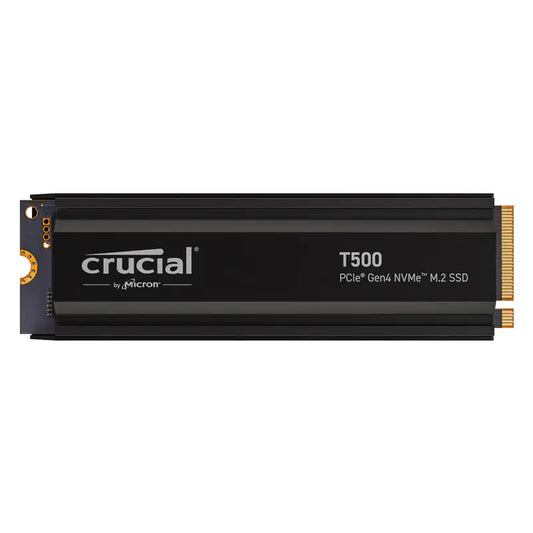 Crucial T500 4TB PCIe Gen4 NVMe M.2 SSD with heatsink