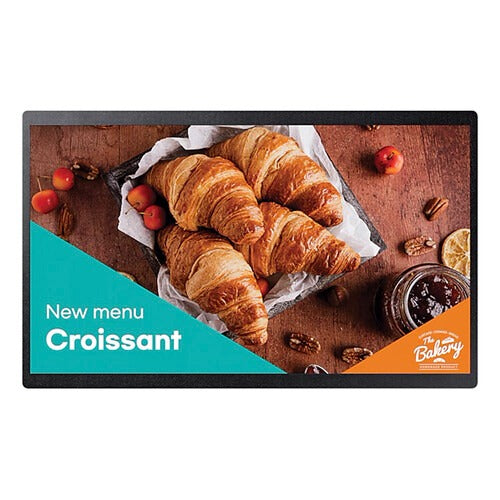 Samsung 24" Small Digital Signage QB24C - LCD Display - Flat - 1920 x 1080 - 23.8Inch - 14Ms response time - 75 Hz refresh rate