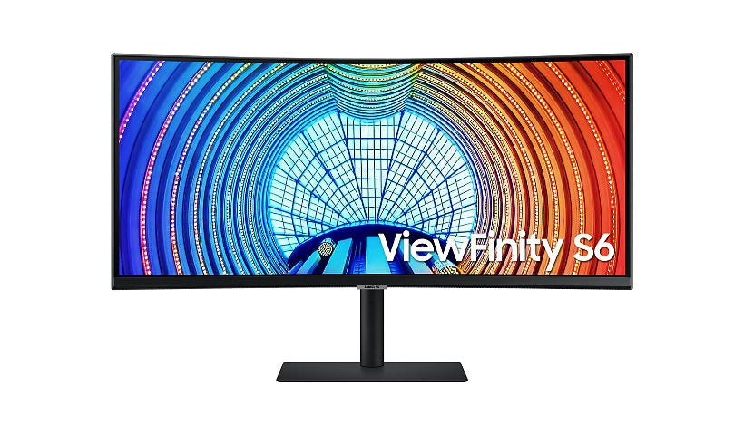 Samsung ViewFinity S34A654UBN 34Inch UW-QHD Curved Screen LED LCD Monitor - 21:9 - Black