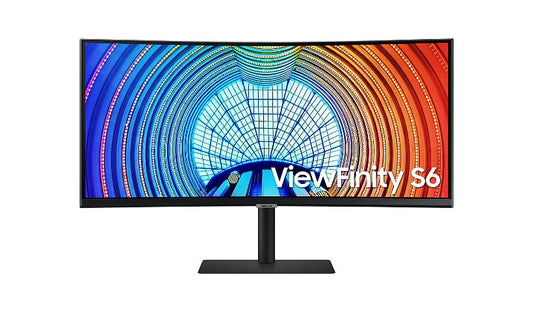 Samsung ViewFinity S34A654UBN 34Inch UW-QHD Curved Screen LED LCD Monitor - 21:9 - Black