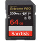 SanDisk Extreme PRO 64 GB Class 10/UHS-I (U3) V30 SDXC - 200 MB/s