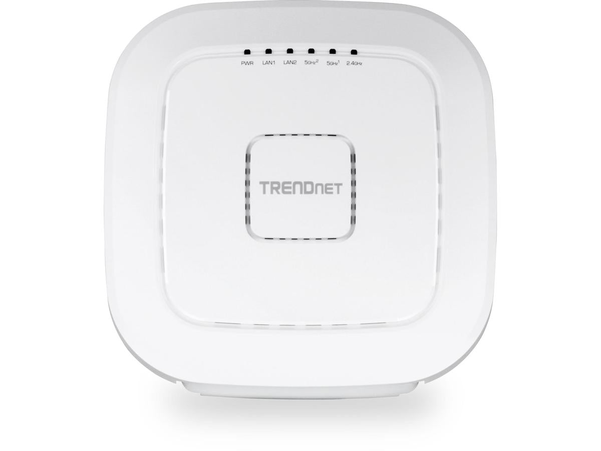 TRENDnet AC2200 Tri-Band PoE+ Indoor Wireless Access Point for High-Speed Wi-Fi Connectivity