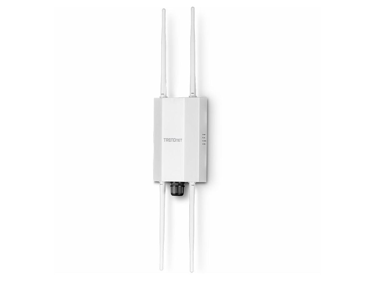 TRENDnet 5 dBi Wi-Fi 6 AX1800 Outdoor PoE+ Omni-Directional Access Point for High-Speed Wireless Connectivity