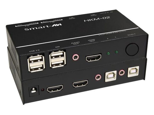 Smart-AVI HKM-02 2-Port Cross-Platform HDMI KVM Switch