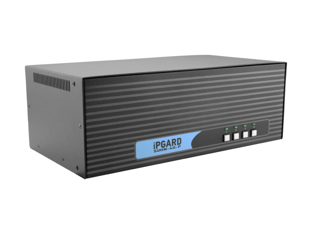 Smartavi IPGard 4-Port QH Secure Pro HDMI KVM Switch with Audio and CAC