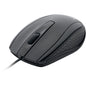 Verbatim Corded Optical Mouse - Black - Optical - Cable - Black - Scroll Wheel