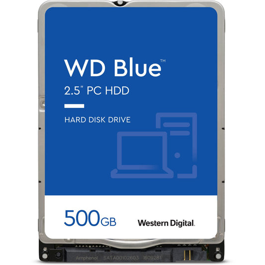 WD Blue WD5000LPZX 500 GB Hard Drive - 2.5" Internal - SATA