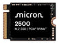 Micron 2500 1TB NVMe M.2 (22x30mm) Non-SED Client SSD Single Pack