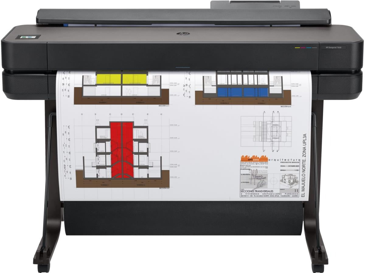 HP DesignJet T650 36-in Printer 2025 Edition - Thermal Inkjet