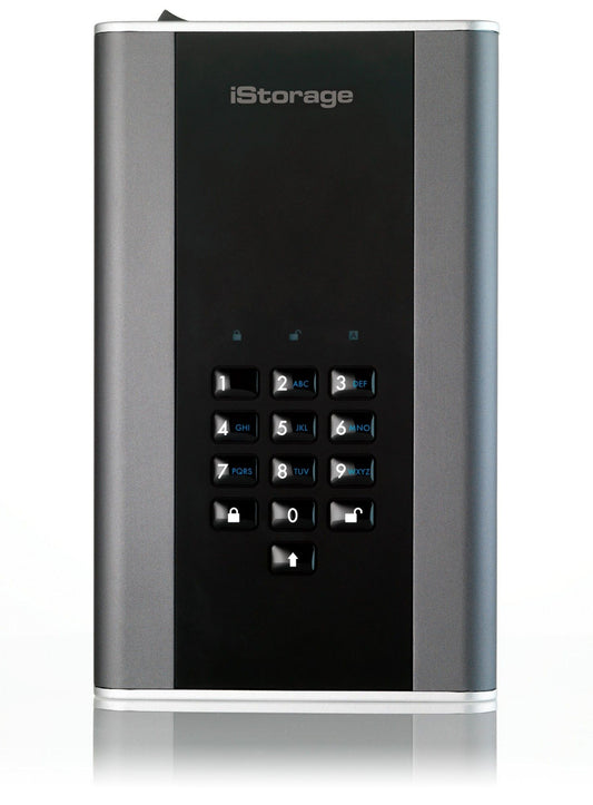 iStorage diskAshur DT2 6TB 256-bit Encrypted Secure External Hard Drive