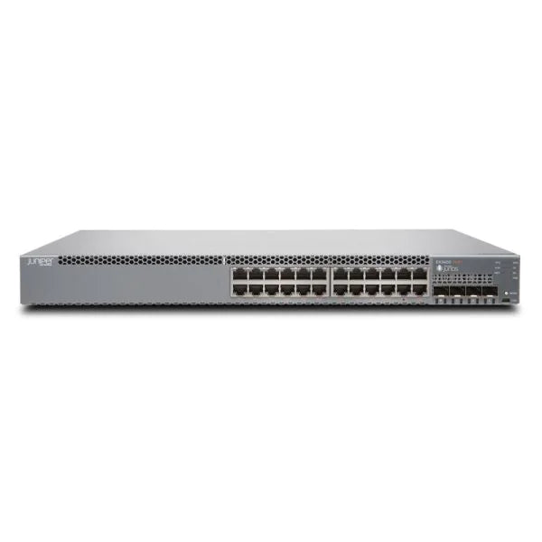 EX3400-24P, Juniper EX3400 Switch, 24x1G PoE+/4x10G SFP+/2x40G QSFP+
